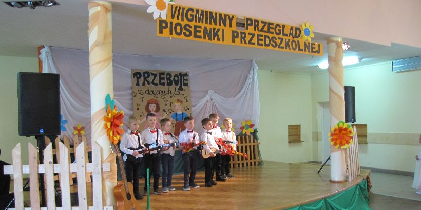 VII Gminny Przegląd Piosenki Przedszkolnej