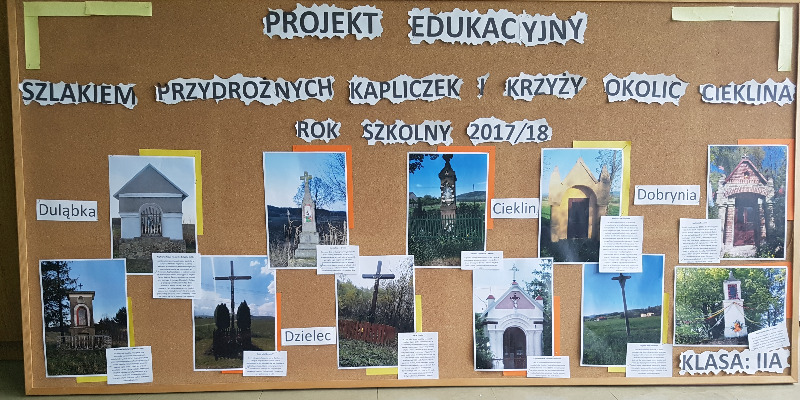 Szlakiem przydrożnych kapliczek i krzyży okolic Cieklina