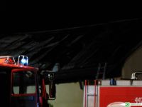 Pożar budynku gospodarczego w Zawadce Osieckiej