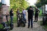 Pokaz pojazdów elektrycznych na Paintball Leśna Strzelnica Cieklin