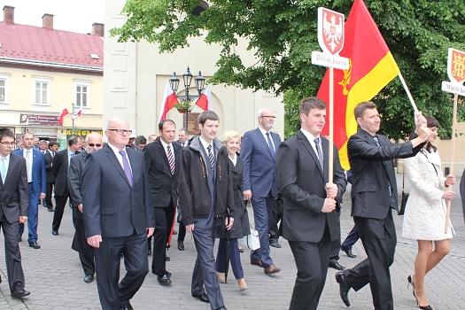 Delegacja Powiatu Jasielskiego na wojewódzkich obchodach Dnia Samorządu Terytorialnego