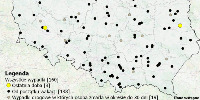 Mapa wypadków drogowych ze skutkiem śmiertelnym – WAKACJE 2019