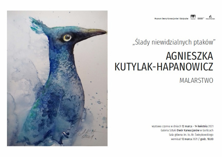 Agnieszka Kutylak – Hapanowicz ,,Ślady niewidzialnych ptaków’’ wystawa malarstwa