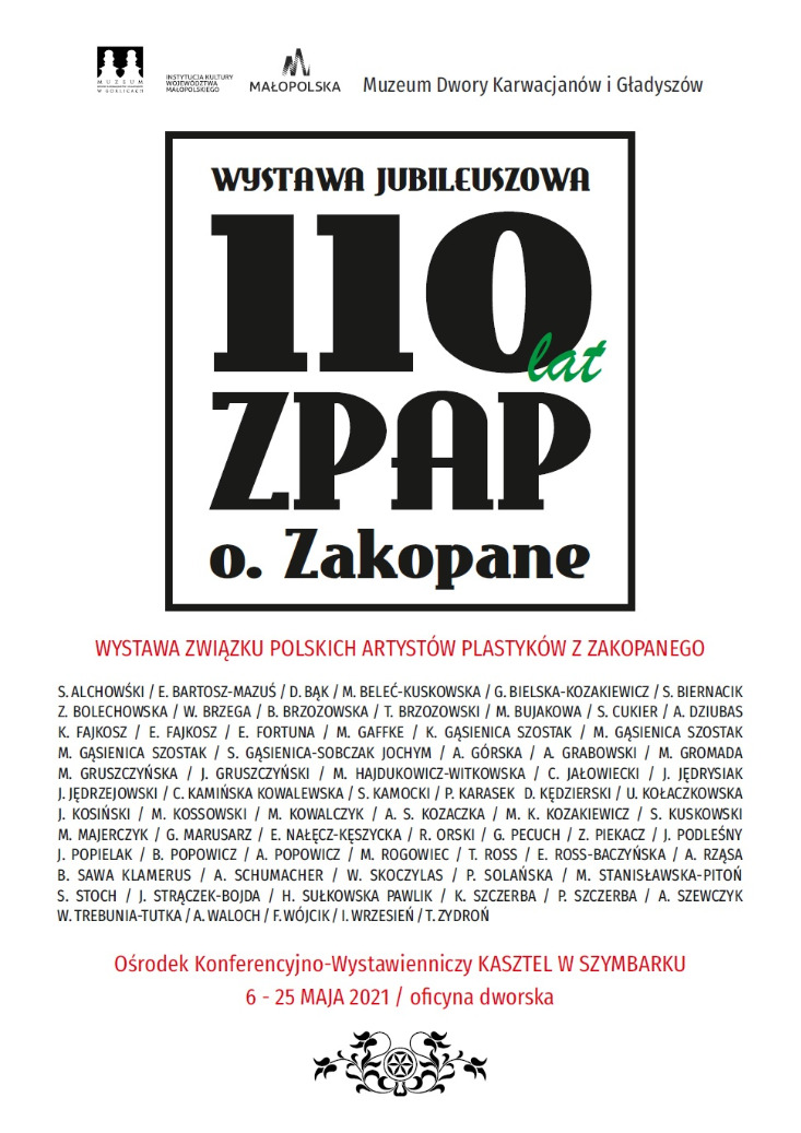 Wystawa jubileuszowa 110 lat ZPAP o. Zakopane