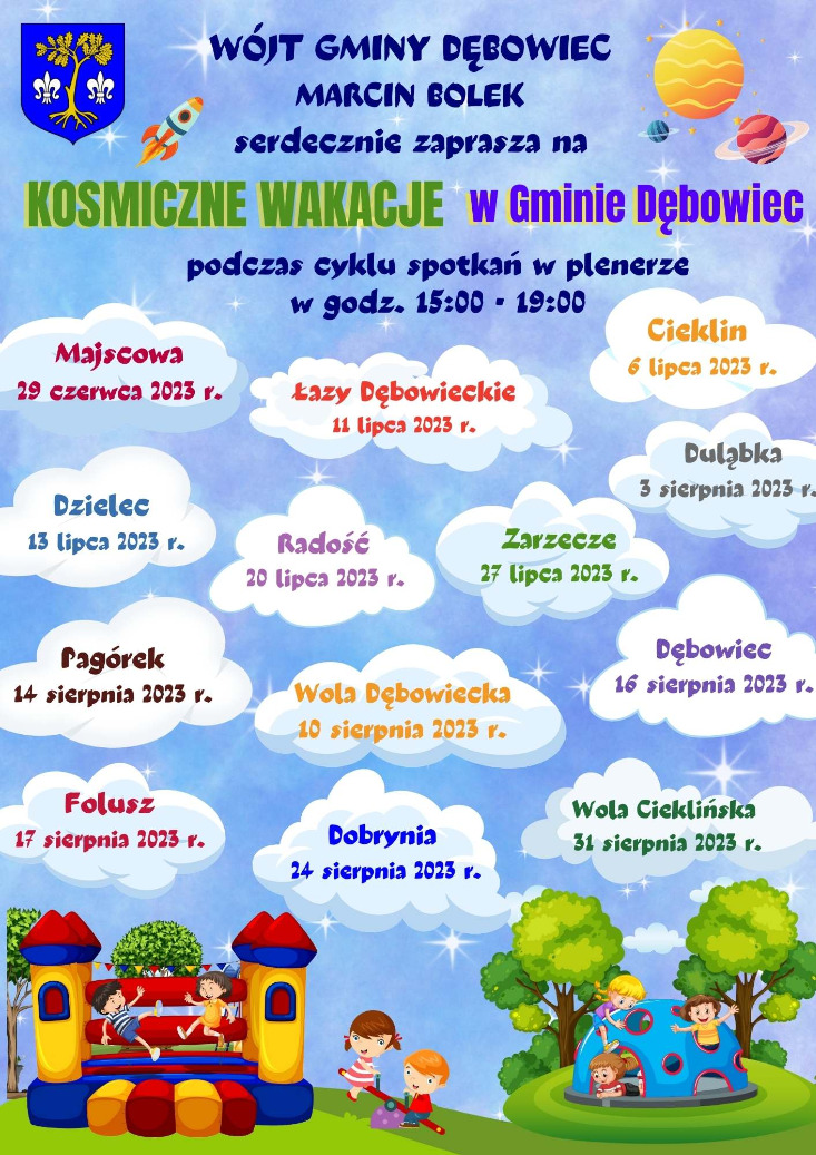 Kosmiczne Wakacje w Gminie Dębowiec