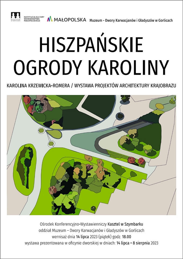 „HISZPAŃSKIE OGRODY KAROLINY” - KAROLINA KRZEWICKA-ROMERA / WYSTAWA PROJEKTÓW ARCHITEKTURY KRAJOBRAZU