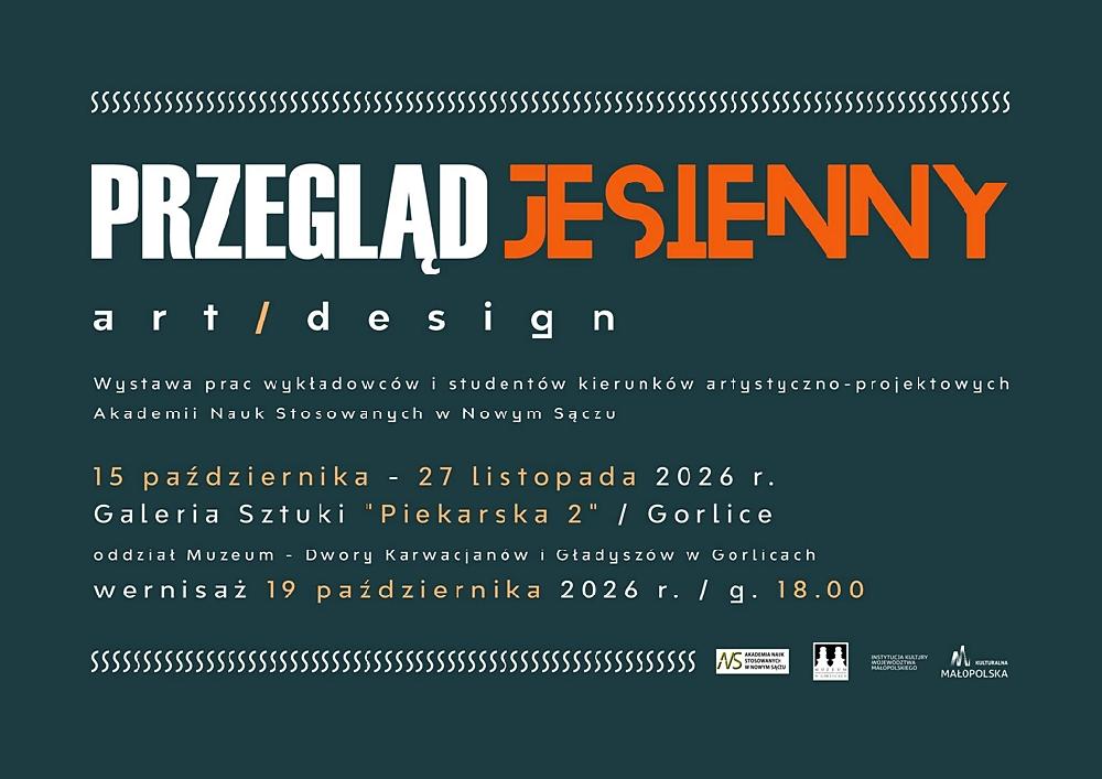 Gorlice. „Przegląd jesienny” – wystawa prac wykładowców i studentów kierunków artystyczno-projektowych ANS w Nowym Sączu