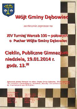 XIV Turniej Warcab 100 polowych