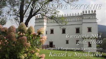 Narodowe Czytanie „Trylogii” H. Sienkiewicza w szymbarskim kasztelu 