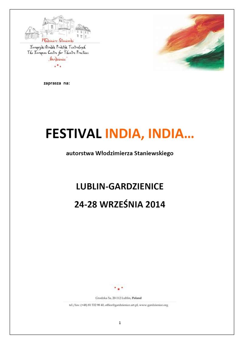 Festiwal Indie, Indie... - Gardzienice