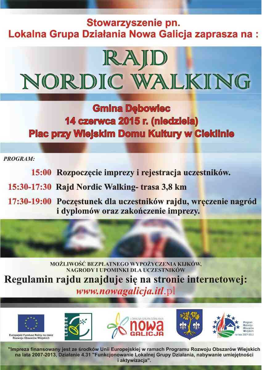 Rajd Nordic Walking w Cieklinie