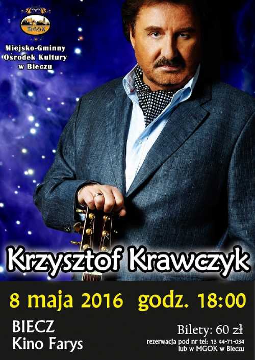 Koncert Krzysztofa Krawczyka w Bieczu