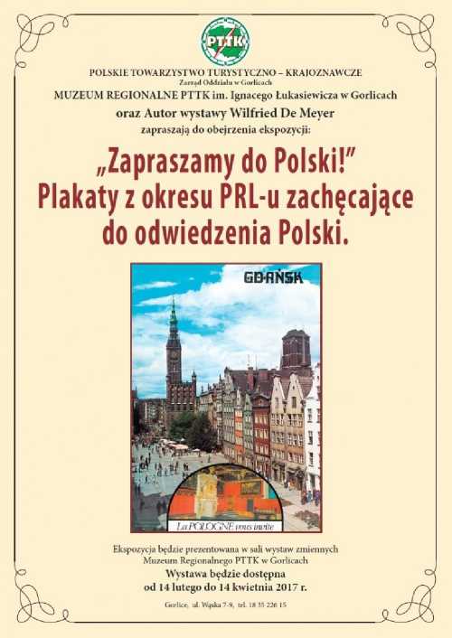 Zapraszamy do Polski! Plakaty z okresu PRL-u zachęcające do odwiedzenia Polski