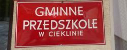 Gminne Przedszkole w Cieklinie