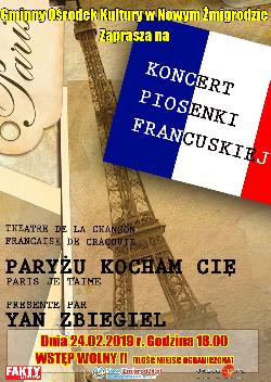 Koncert Piosenki Francuskiej w GOK-u