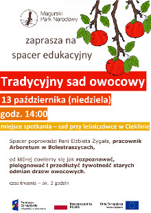 Tradycyjny sad owocowy - spacer