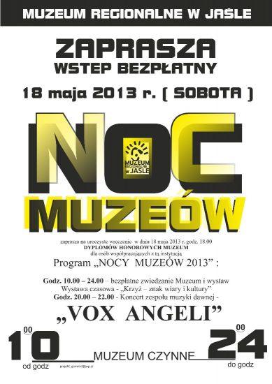 Noc Muzeów 2013 w Muzeum Regionalnym w Jaśle