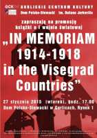 In Memoriam 1914-1918 in the Visegrad Countrie