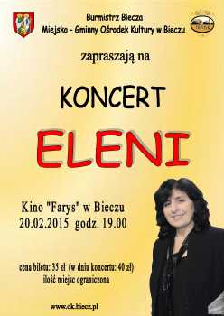 Koncert Eleni w Bieczu