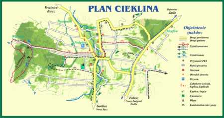 Plan miejscowości