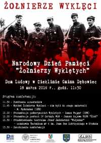 Żołnierze Wyklęci - Konferencja 18 marca w Cieklinie