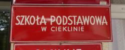 Szkoła Podstawowa w Cieklinie