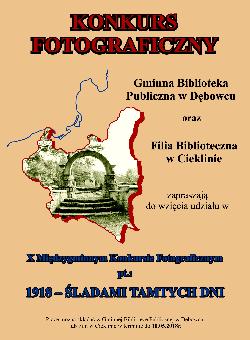 X Międzygminny Konkurs Fotograficzny pt. „1918 – ŚLADAMI TAMTYCH DNI”