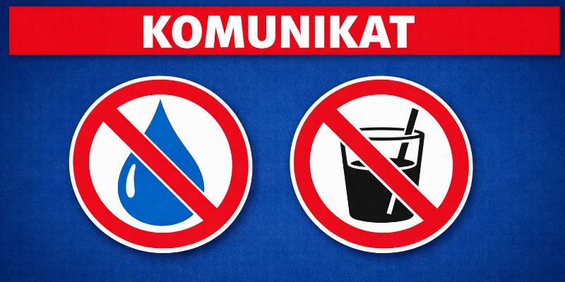 Komunikat o nieprzydatności wody do spożycia z wodociągu zaopatrującego Wolę Cieklińską i okoliczne miejscowości