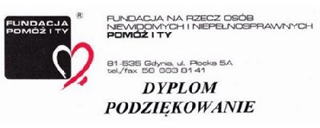 Podziękowanie za udział w akcji „Szkoło pomóż i Ty”