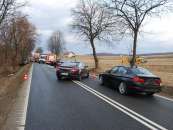 Wypadek w Gorzycach na drodze nr 992