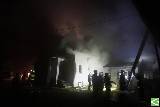 Pożar w Dobryni - dwie osoby nie żyją