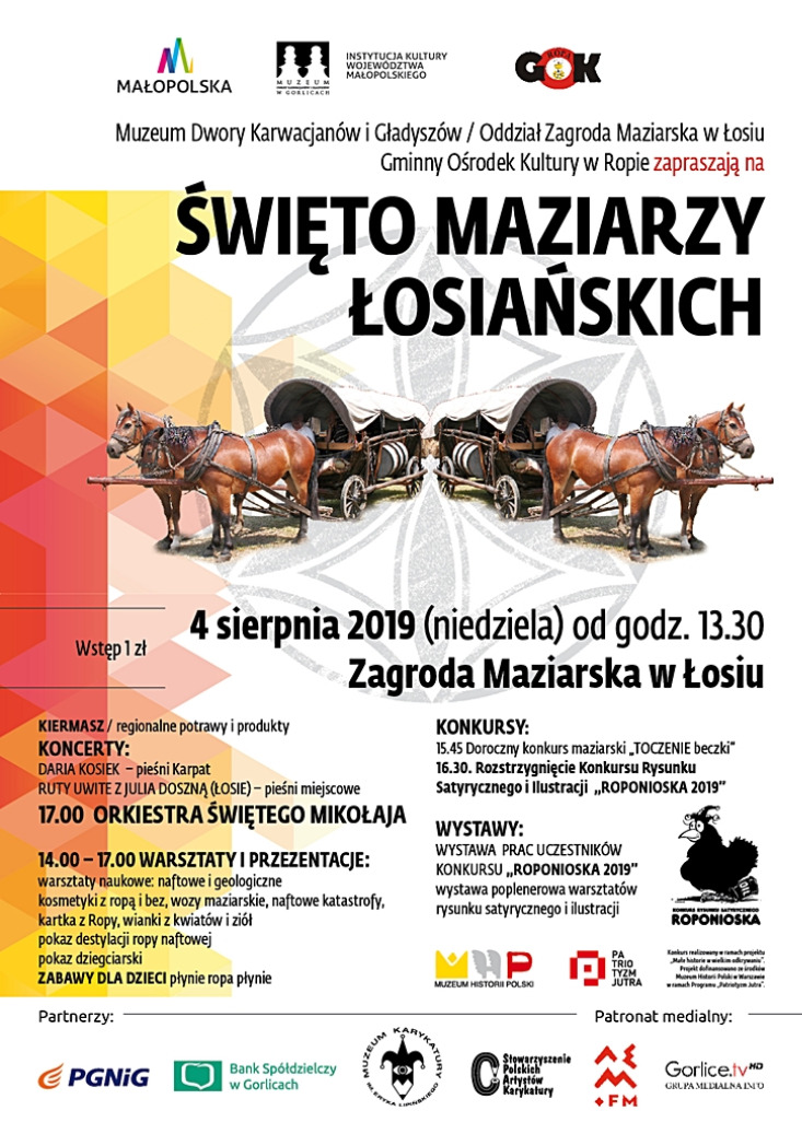 „Święto Maziarzy Łosiańskich” - Zagroda Maziarska w Łosiu