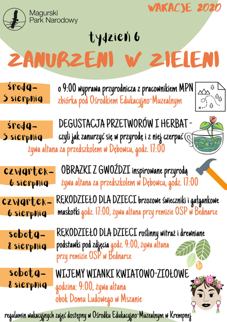 Zanurzeni w zieleni: tydzień 6