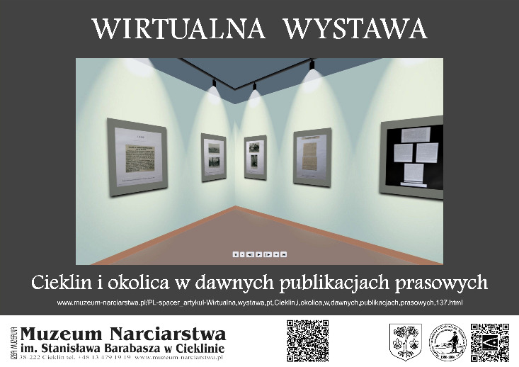 Wirtualna wystawa pt. „Cieklin i okolica w dawnych publikacjach prasowych”
