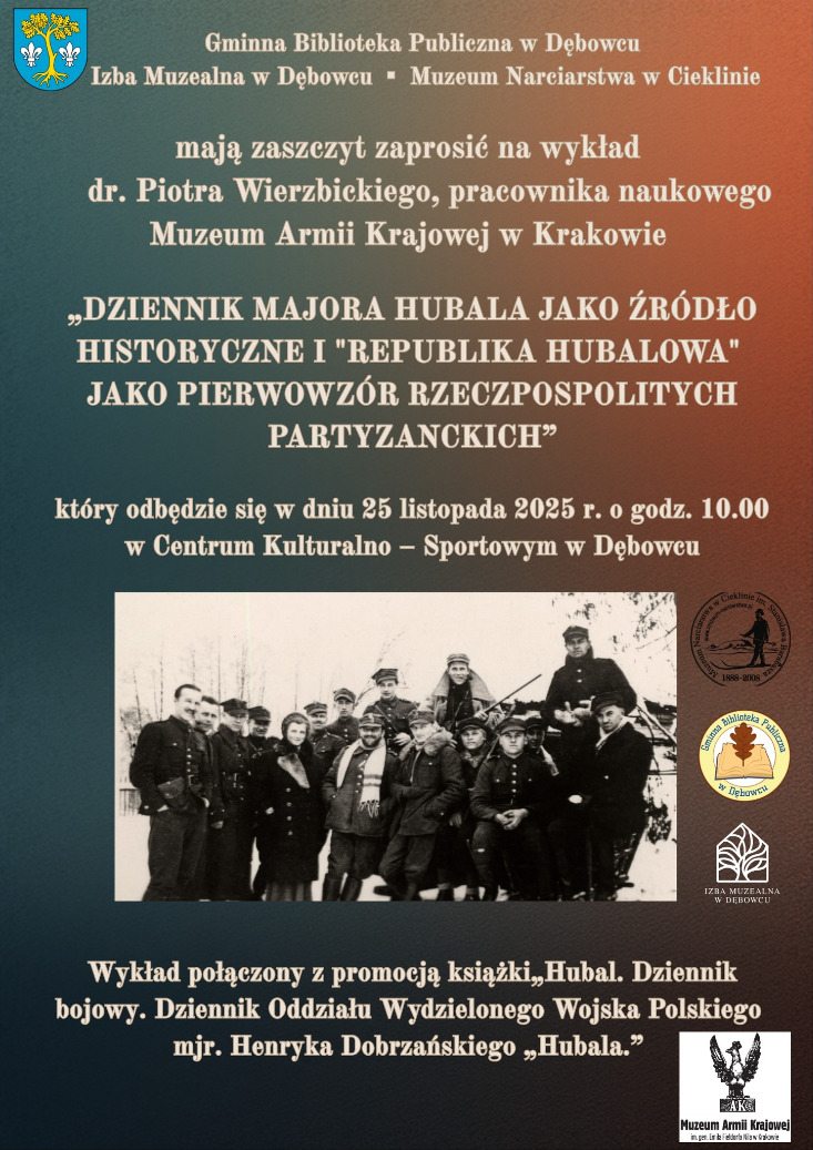 Wykład o majorze Henryku Dobrzańskim, ps. „Hubal” – zaproszenie na wyjątkowe spotkanie historyczne Wykład o majorze Henryku Dobrzańskim, ps. „Hubal” – zaproszenie na wyjątkowe spotkanie historyczne