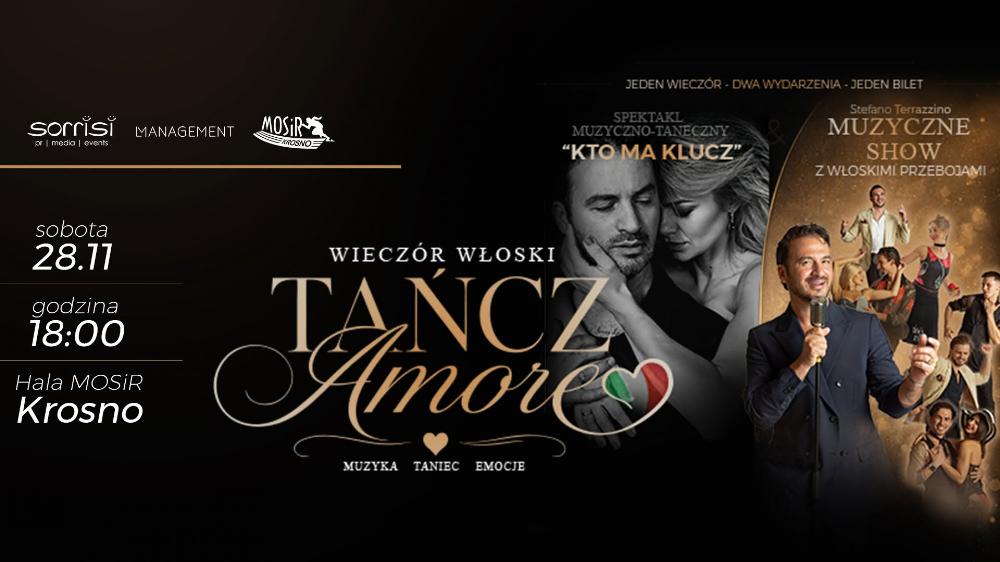 Włoski Wieczór „Tańcz amore” w hali MOSiR Włoski Wieczór „Tańcz amore” w hali MOSiR