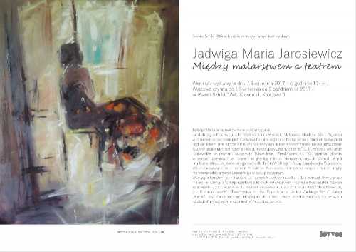 Jadwiga Maria Jarosiewicz - Malarstwo i scenografia