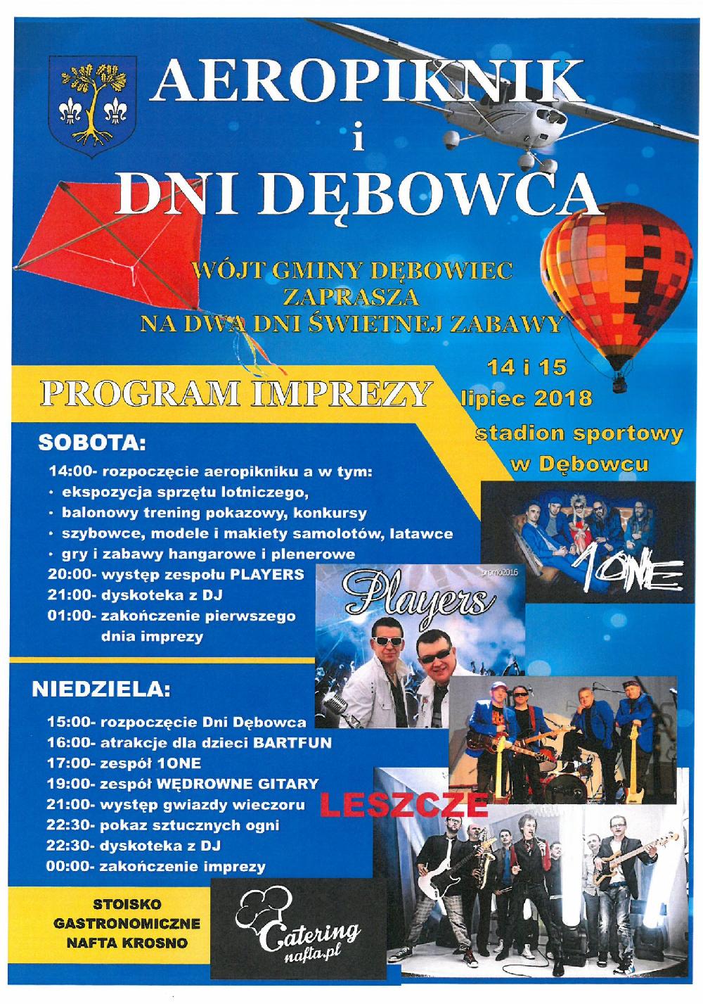 Zaproszenie na Aeropiknik i Dni Dębowca