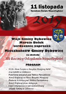 101. rocznica odzyskania niepodległości przez Polskę - Dębowiec