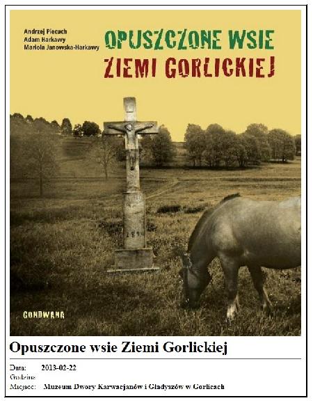 Opuszczone wsie Ziemi Gorlickiej