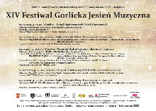 XIV FESTIWAL GORLICKA JESIEŃ MUZYCZNA